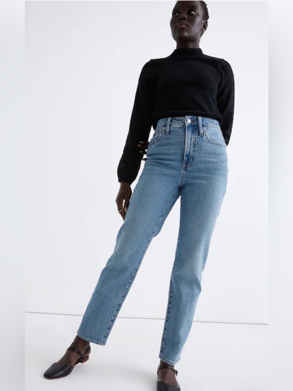 Madewell The Curvy Perfect Vintage Straight Jean plus size